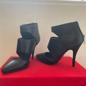 Aldo Black Cut Out Heels